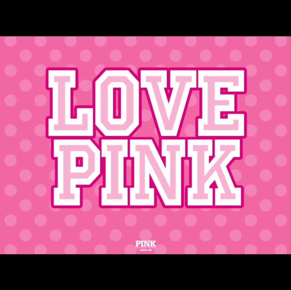 PINK VS cotton blanket